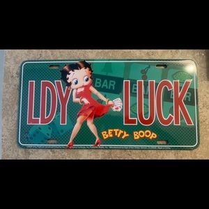 Betty Boop Other - Betty Boop Collectible Metal License Plate. Betty Boop Other - Betty Boop Collectible Metal License Plate.